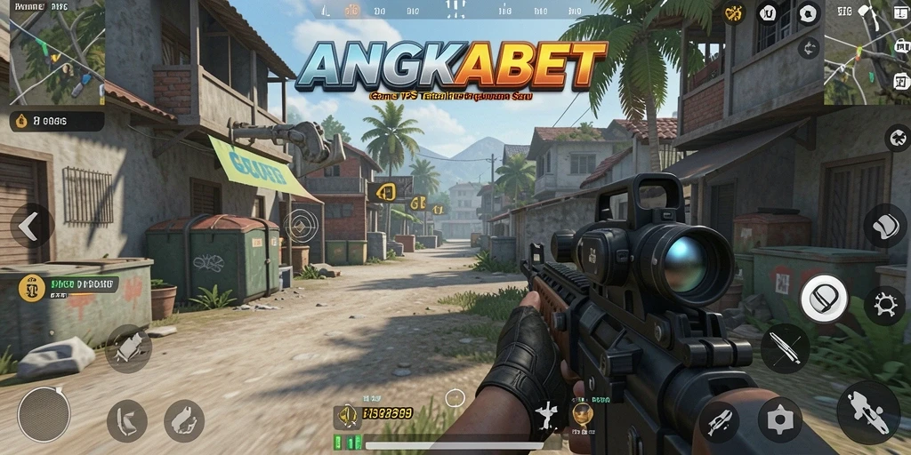 Screenshot gameplay <strong>ANGKABET</strong> menampilkan pertarungan mendebarkan di medan perang.