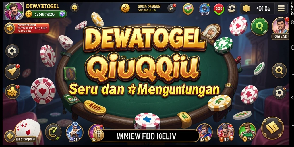 Tampilan gameplay DEWATOGEL yang menegangkan dalam QiuQiu.