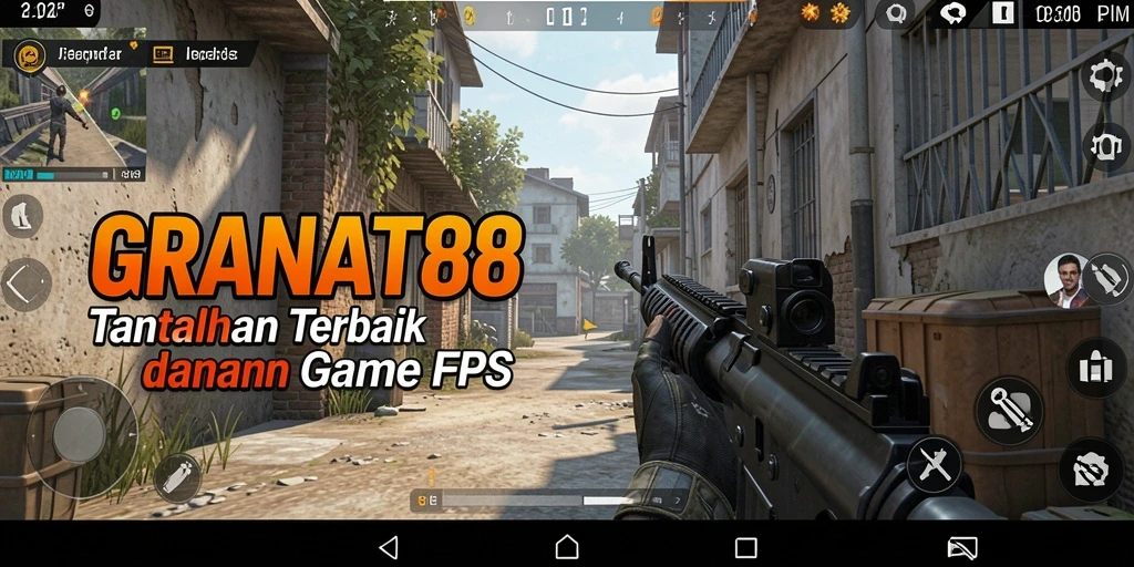 Tampilan gameplay seru dan mendebarkan dari GRANAT88 dalam pertempuran FPS.
