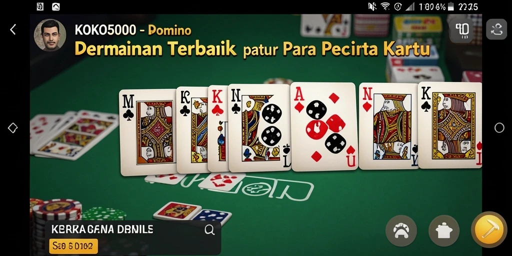 Tampilan gameplay Domino yang seru dan interaktif di KOKO5000.