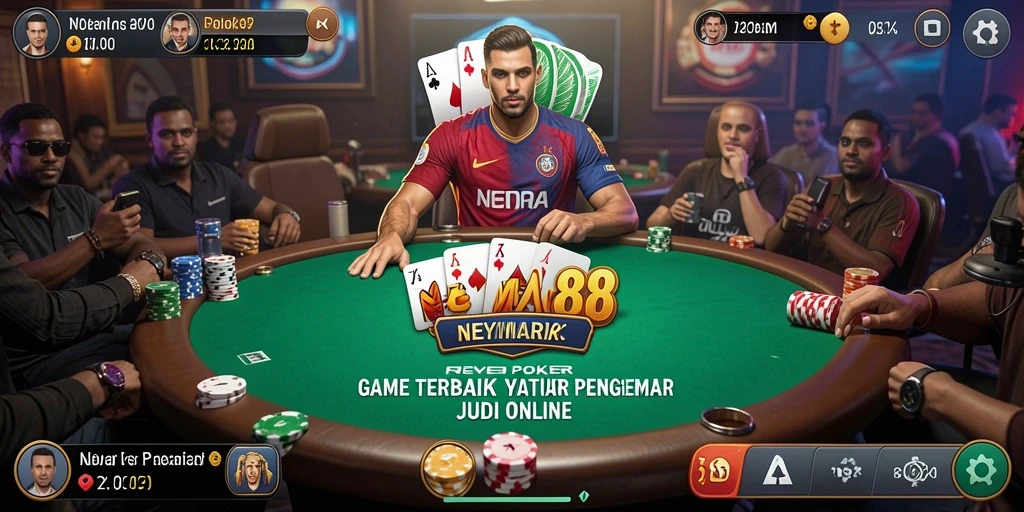 Screenshot gameplay NEYMAR88 menampilkan keseruan bermain Poker.