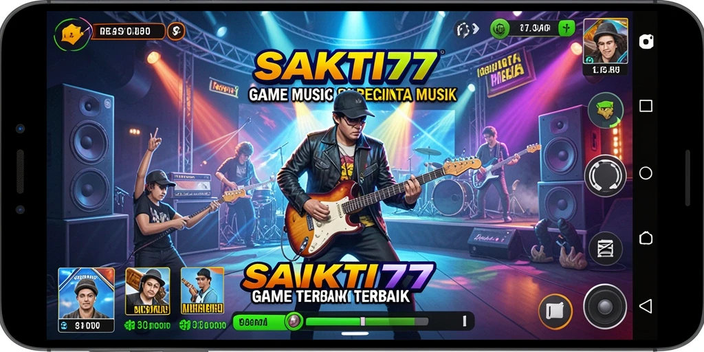 Screenshot gameplay SAKTI77 dengan pemain yang menikmati pengalaman musik.