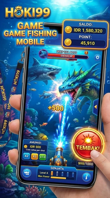 Tampilan utama aplikasi hoki99 dengan menu navigasi yang sederhana.